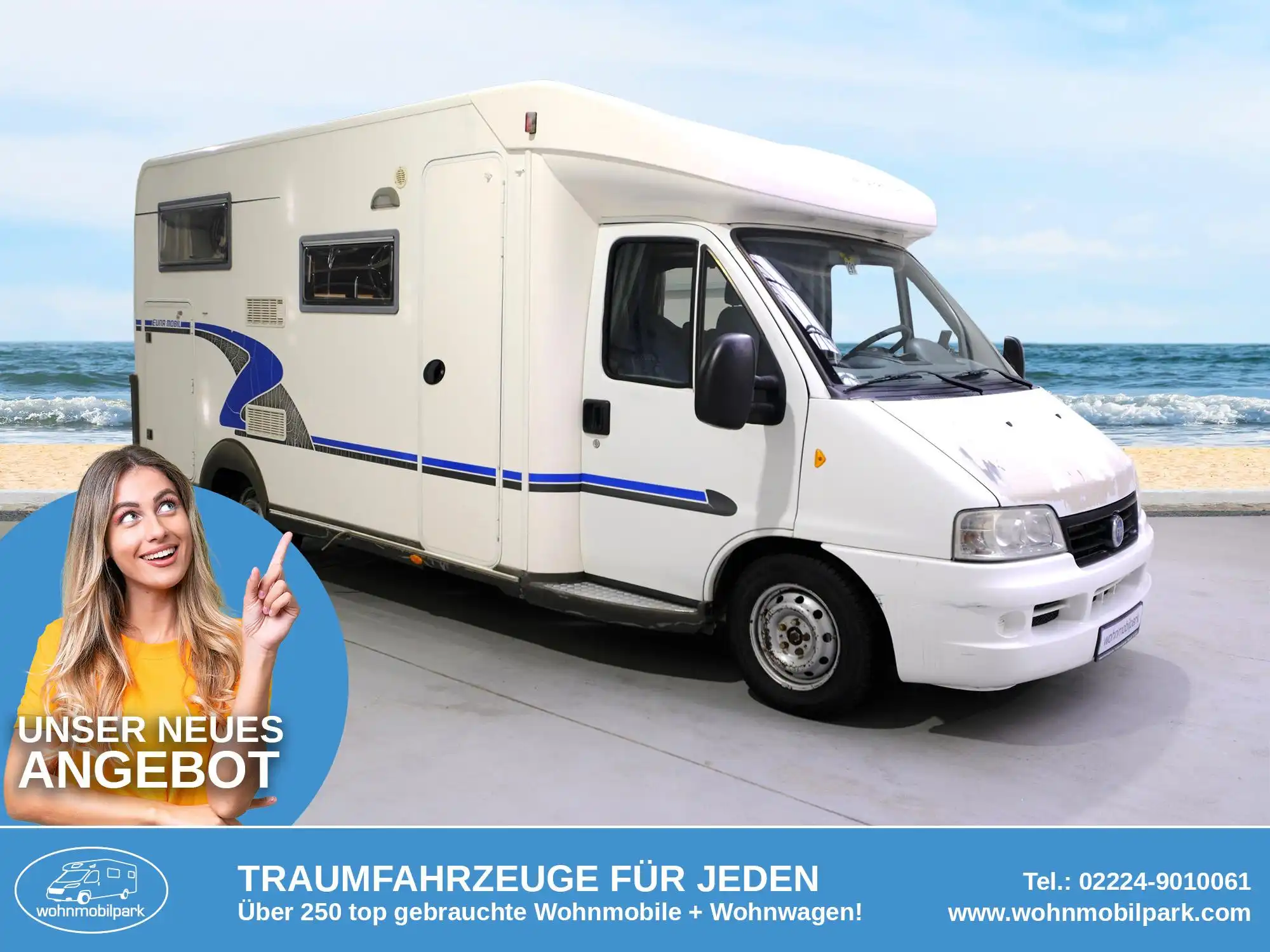 EURAMOBIL Contura 662 HB Teilintegrierter gebraucht kaufen in Bad Honnef